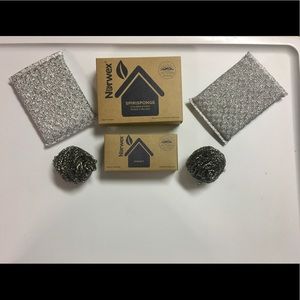 Norwex set of spiri sponges and set of springetts